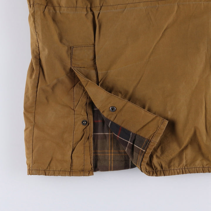 2000'S Barbour Classic Durham Cotton Parka, Men's XL cotton brown type Vintage Second Hand