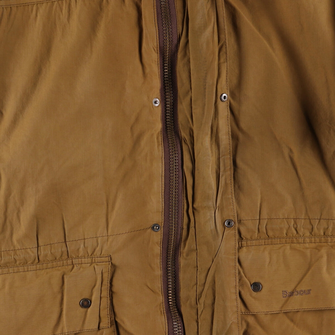 2000'S Barbour Classic Durham Cotton Parka, Men's XL cotton brown type Vintage Second Hand