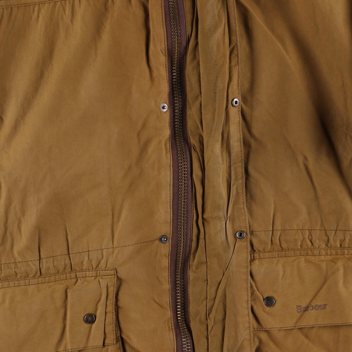 2000'S Barbour Classic Durham Cotton Parka, Men's XL cotton brown type Vintage Second Hand