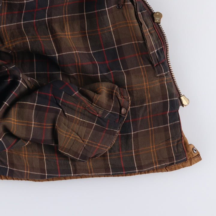2000'S Barbour Classic Durham Cotton Parka, Men's XL cotton brown type Vintage Second Hand