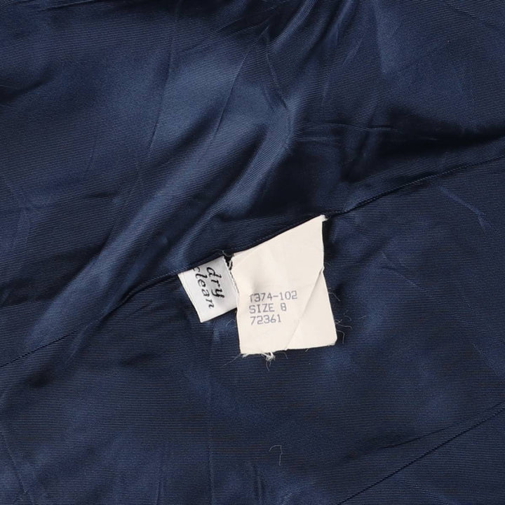 Vintage 1970'S Pendleton Blackwatch Check Wool Tailored Jacket, Made in USA, Women's Size L wool navy blue type Vintage Second Hand