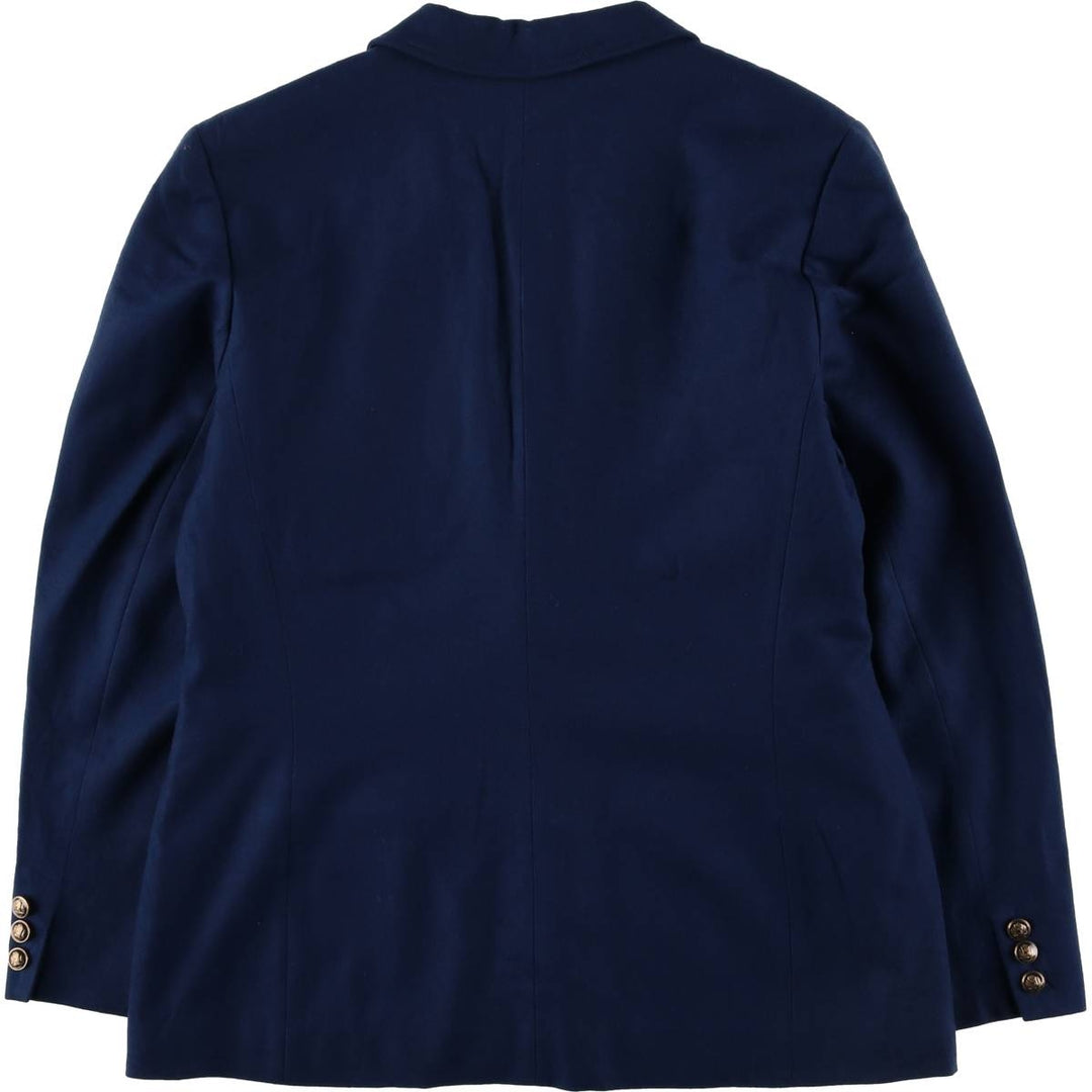 1970'S Pendleton Navy Blazer, Tailored Jacket, Made in USA, Women's Size XL wool navy blue type Vintage Second Hand