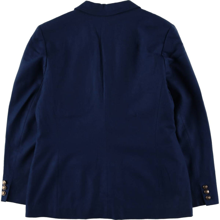 1970'S Pendleton Navy Blazer, Tailored Jacket, Made in USA, Women's Size XL wool navy blue type Vintage Second Hand