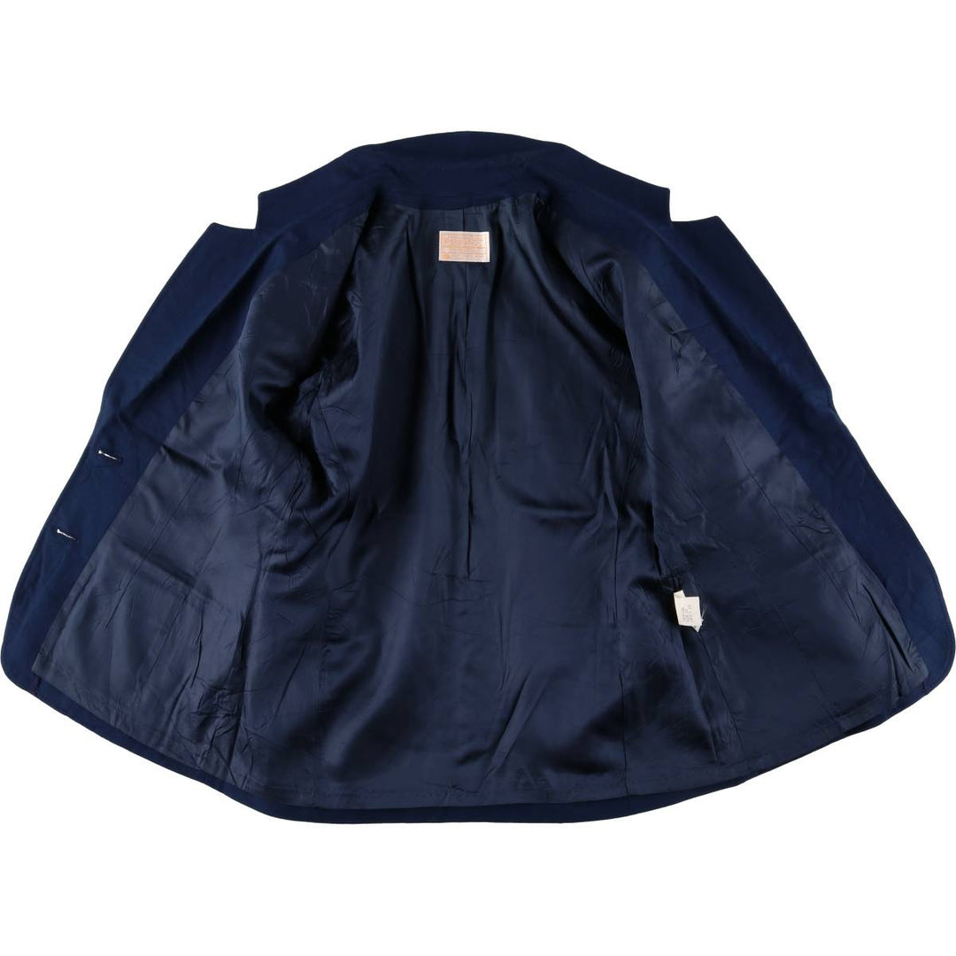 1970'S Pendleton Navy Blazer, Tailored Jacket, Made in USA, Women's Size XL wool navy blue type Vintage Second Hand