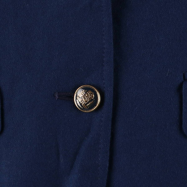 1970'S Pendleton Navy Blazer, Tailored Jacket, Made in USA, Women's Size XL wool navy blue type Vintage Second Hand