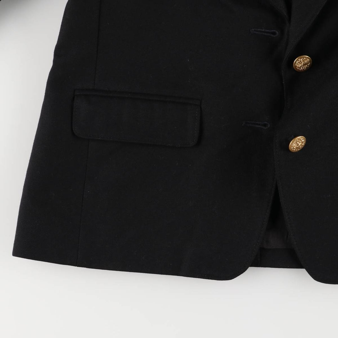 Vintage 1970'S Pendleton Petite Navy Blazer, Made in USA, Women's Size L wool navy blue type Vintage Second Hand