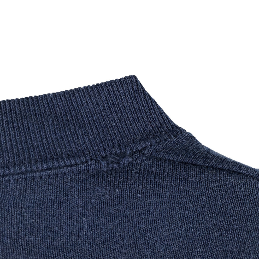 2000'S Fruit of the Loom Rockwell Advertising Sweatshirt, Men's Size XL cotton Navy blue Vintage Second Hand