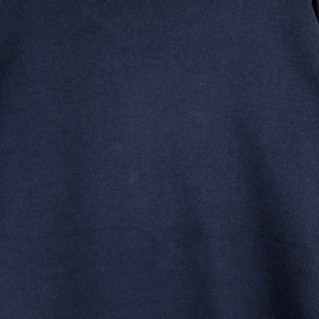 2000'S Fruit of the Loom Rockwell Advertising Sweatshirt, Men's Size XL cotton Navy blue Vintage Second Hand