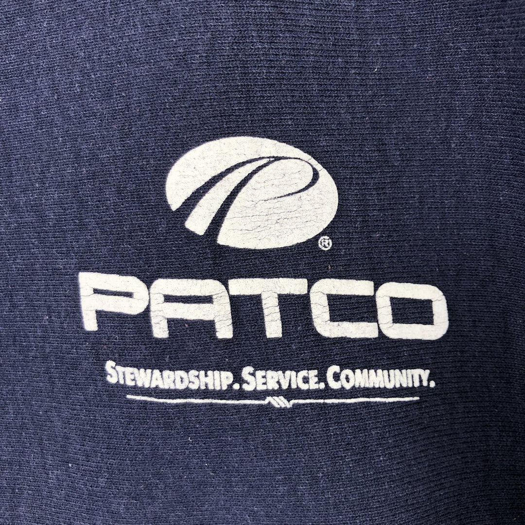 Vintage 90'S CAMBER PATCO Advertising Sweatshirt, Made in USA, Men's XXL cotton navy blue type Vintage Second Hand
