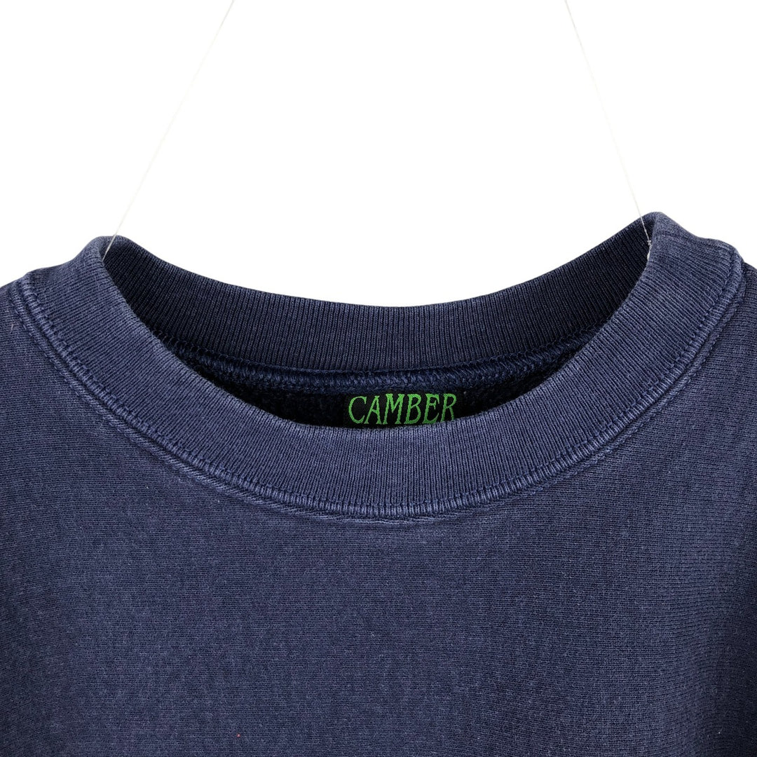 Vintage 90'S CAMBER PATCO Advertising Sweatshirt, Made in USA, Men's XXL cotton navy blue type Vintage Second Hand