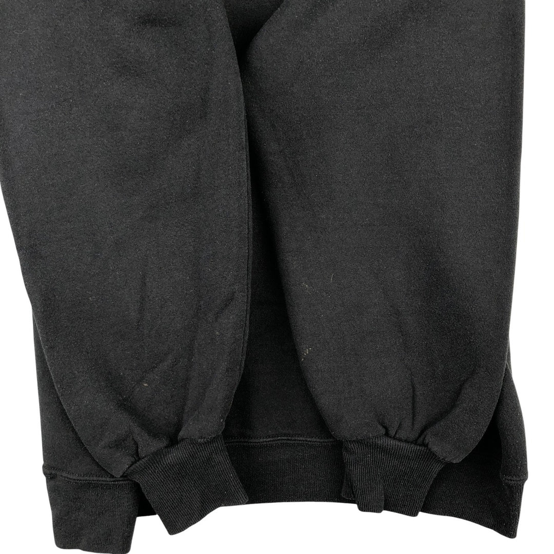 Vintage 1980'S Jerseys Super Sweats triple print college sweatshirt, made in the USA, men's size XL cotton black type Vintage Second Hand