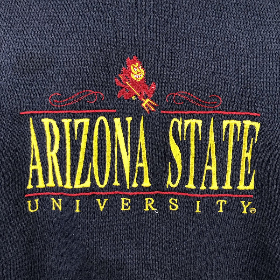 2000'S Briar Creek College Character Sweatshirt, Made in USA, Men's Size XL cotton navy blue type Vintage Second Hand