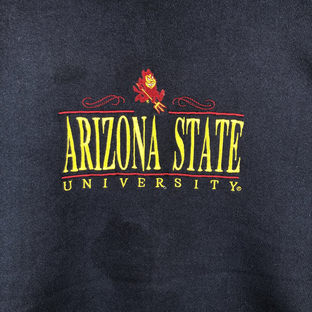 2000'S Briar Creek College Character Sweatshirt, Made in USA, Men's Size XL cotton navy blue type Vintage Second Hand