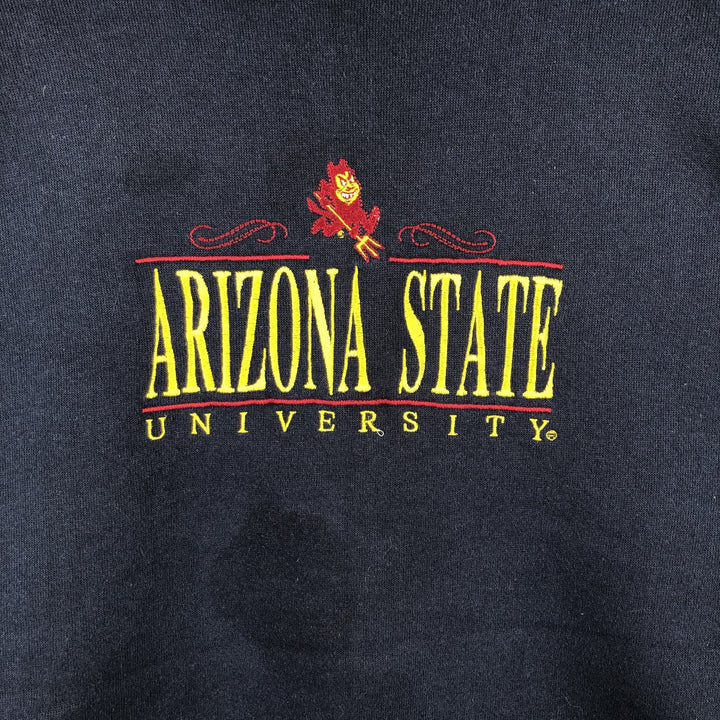 2000'S Briar Creek College Character Sweatshirt, Made in USA, Men's Size XL cotton navy blue type Vintage Second Hand