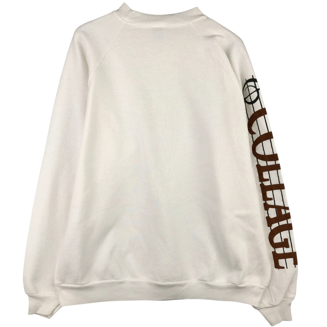 90'S Hanes ACTIVEWEAR Printed Sweatshirt Trainer Made in USA Men's XL Vintage cotton white type Vintage Second Hand