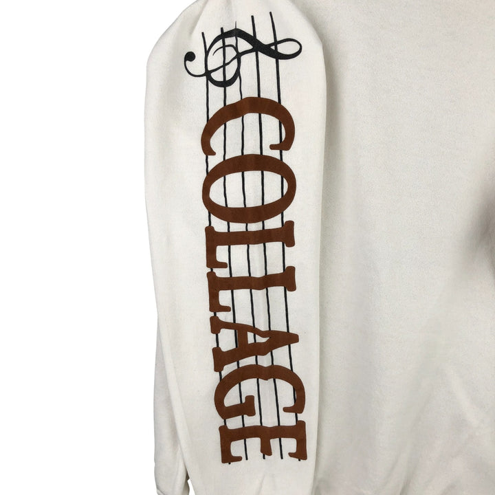 90'S Hanes ACTIVEWEAR Printed Sweatshirt Trainer Made in USA Men's XL Vintage cotton white type Vintage Second Hand