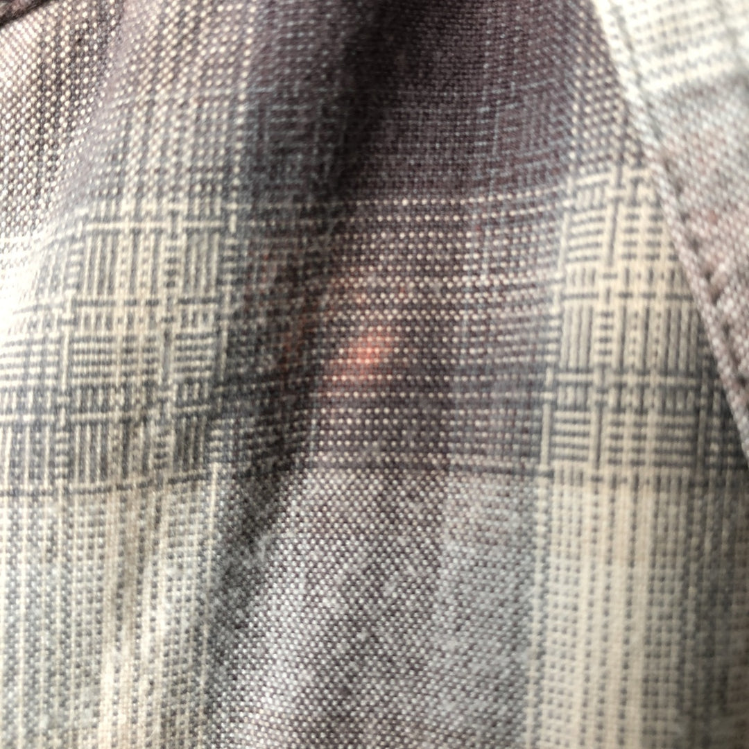 The North Face Ombre Check Long Sleeve Cotton Check Shirt, Men's Size M cotton gray type Vintage Second Hand