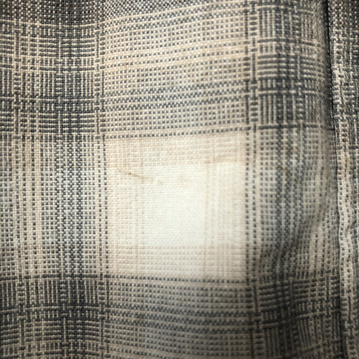 The North Face Ombre Check Long Sleeve Cotton Check Shirt, Men's Size M cotton gray type Vintage Second Hand