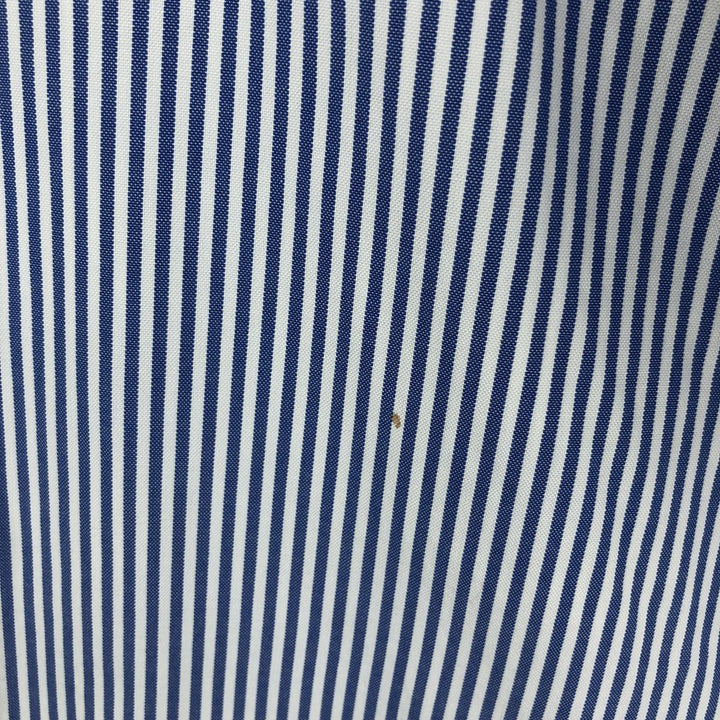 Ralph Lauren YARMOUTH Long Sleeve Button-Down Striped Shirt, Men's Size L cotton blue type Vintage Second Hand