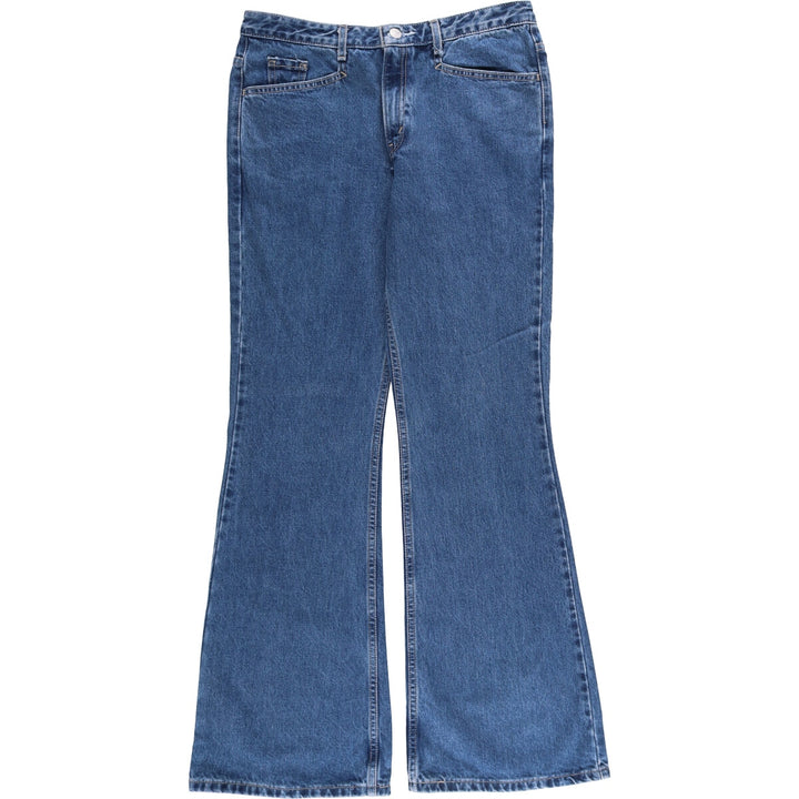 2000'S Levi's SILVER TAB Flare Cut Denim Pants, Women's XL (W32) cotton blue type Vintage Second Hand