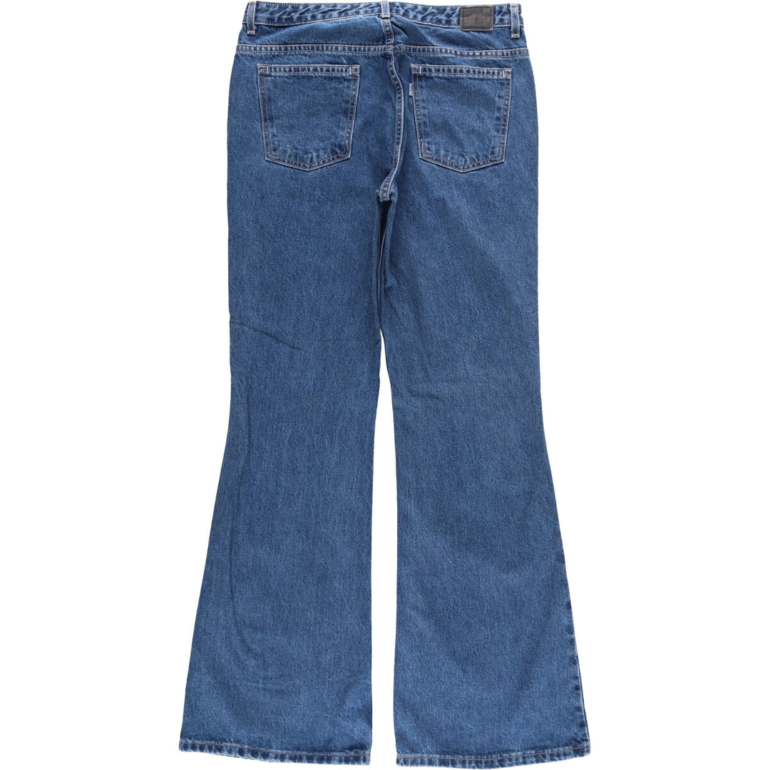 2000'S Levi's SILVER TAB Flare Cut Denim Pants, Women's XL (W32) cotton blue type Vintage Second Hand