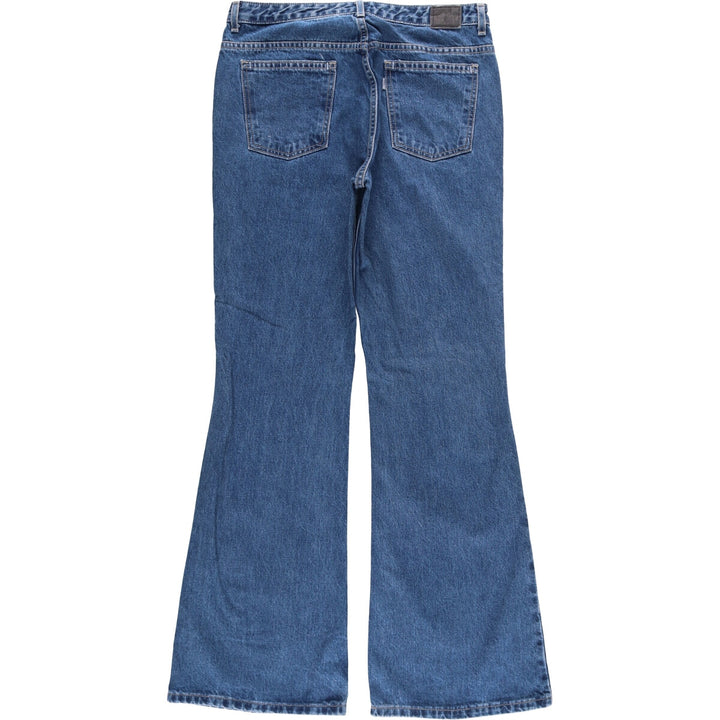 2000'S Levi's SILVER TAB Flare Cut Denim Pants, Women's XL (W32) cotton blue type Vintage Second Hand