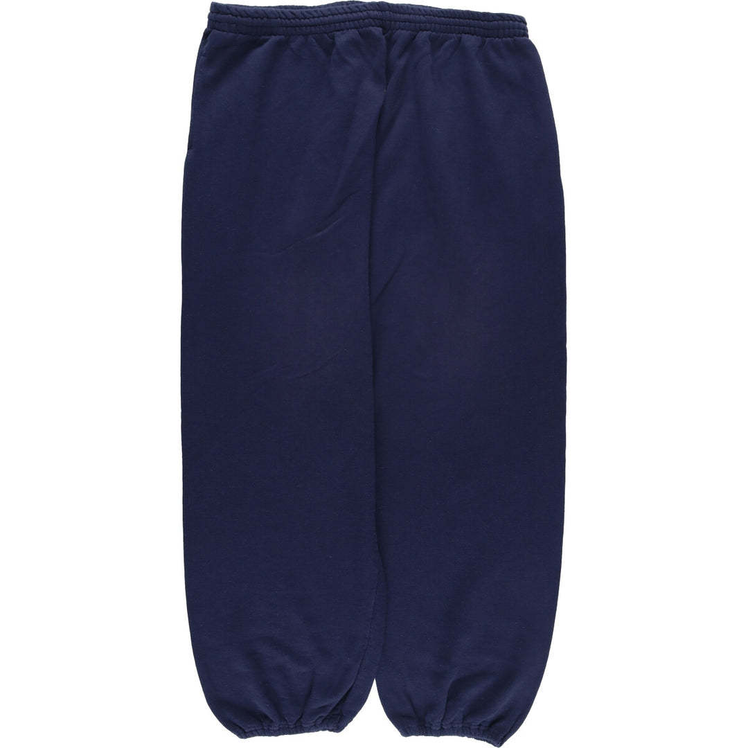 Fruit of the Loom Sweatpants, Men's XL cotton navy blue type Vintage Second Hand