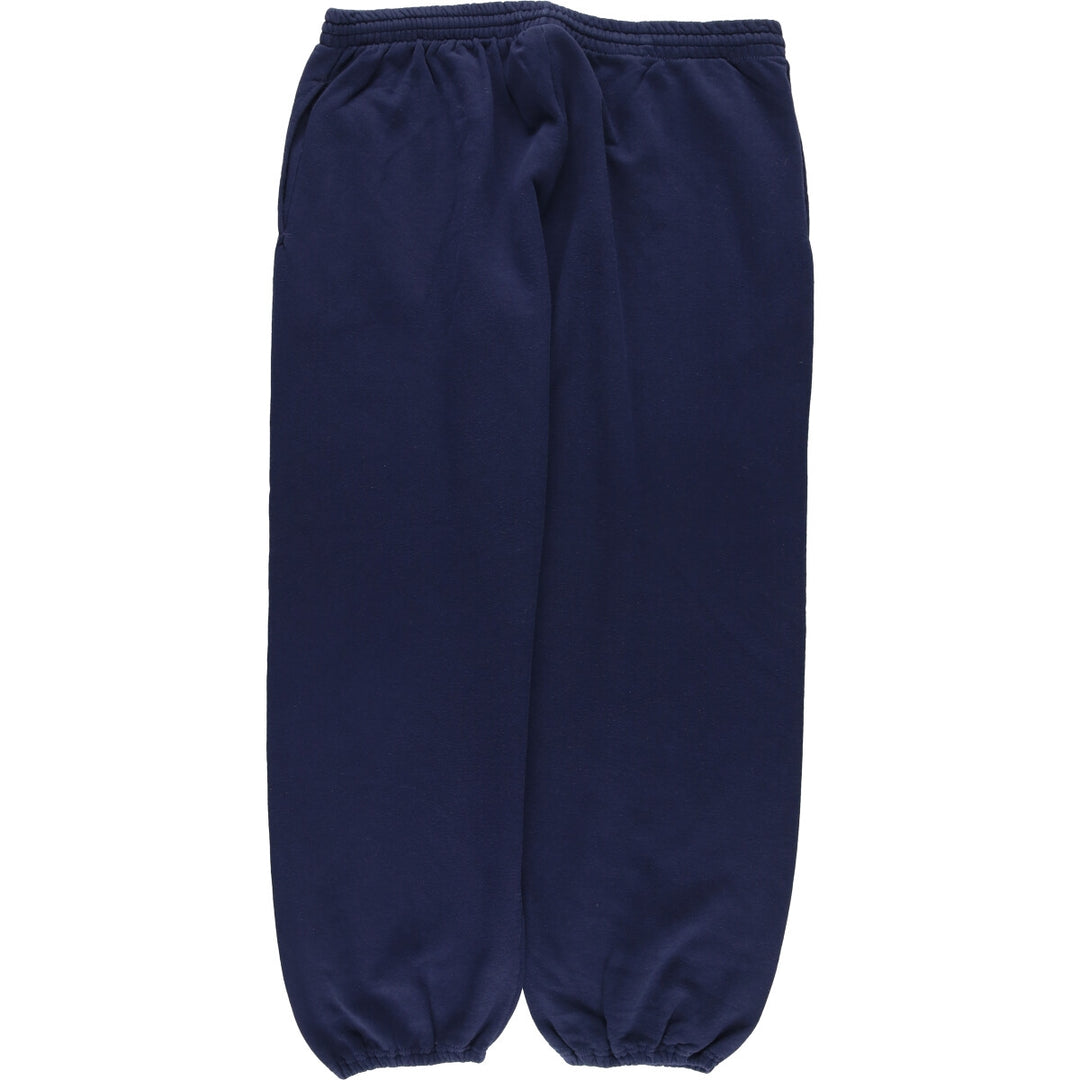 Fruit of the Loom Sweatpants, Men's XL cotton navy blue type Vintage Second Hand