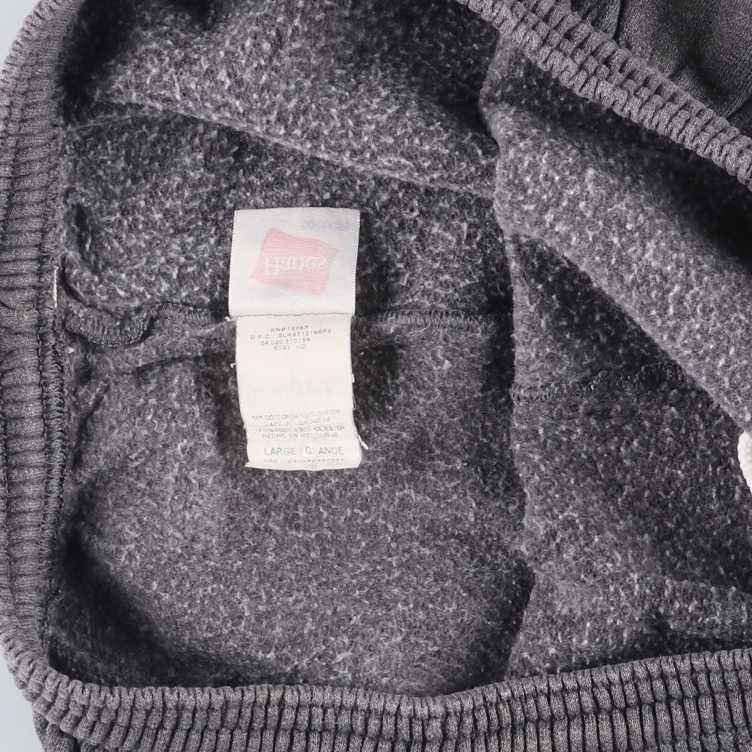 Hanes sweatpants, men's size L cotton gray type Vintage Second Hand