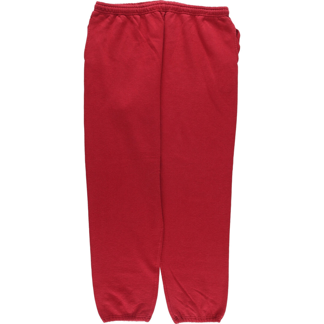 Fruit of the Loom Sweatpants, Men's XL cotton red type Vintage Second Hand