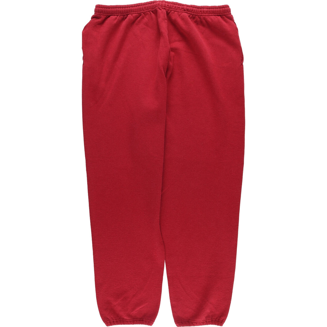Fruit of the Loom Sweatpants, Men's XL cotton red type Vintage Second Hand