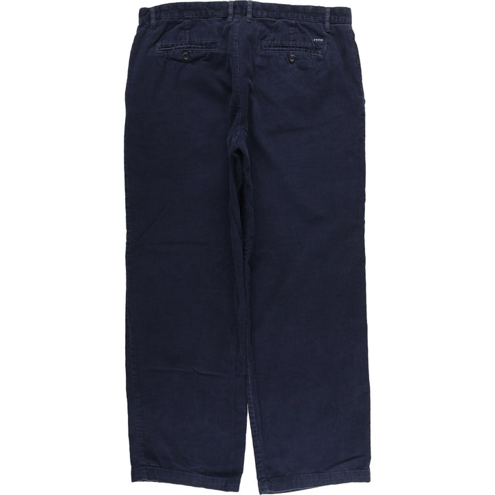 IZOD Men's Corduroy Pants, Size W35 cotton navy blue type Vintage Second Hand