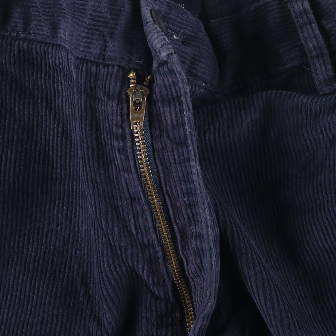 IZOD Men's Corduroy Pants, Size W35 cotton navy blue type Vintage Second Hand