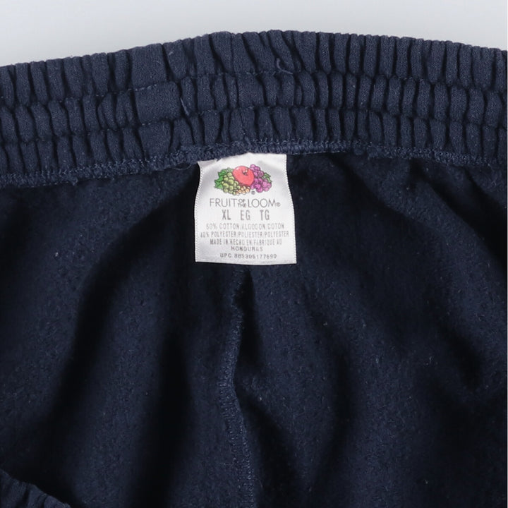 Fruit of the Loom Sweatpants, Men's XL cotton navy blue type Vintage Second Hand