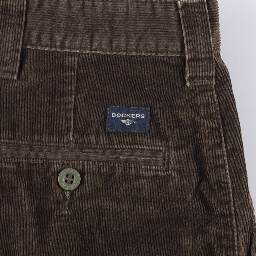 Dockers Corduroy Pants Men's Size W31 cotton brown type Vintage Second Hand