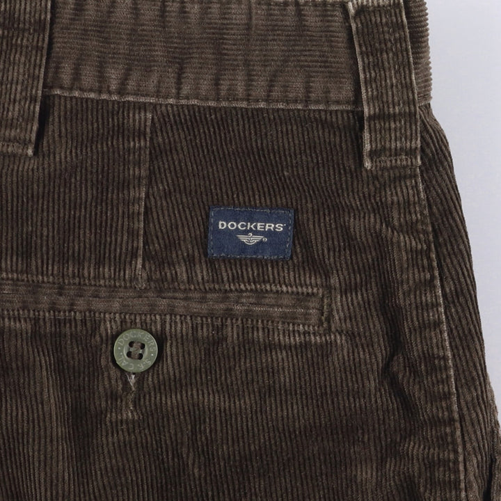 Dockers Corduroy Pants Men's Size W31 cotton brown type Vintage Second Hand