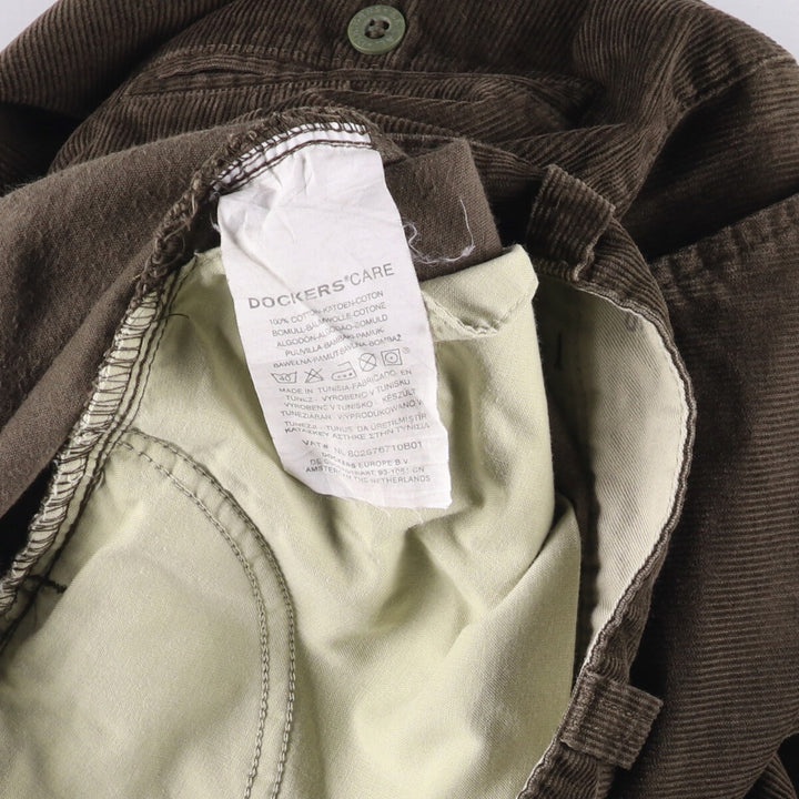 Dockers Corduroy Pants Men's Size W31 cotton brown type Vintage Second Hand