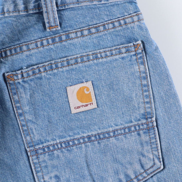 Carhartt Relaxed Fit Straight Denim Pants for Men, W37 cotton blue type Vintage Second Hand