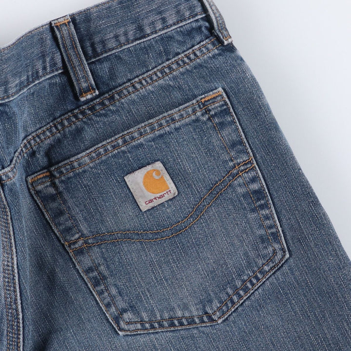 Carhartt Relaxed Fit Straight Denim Pants for Men, W34 equivalent cotton blue type Vintage Second Hand