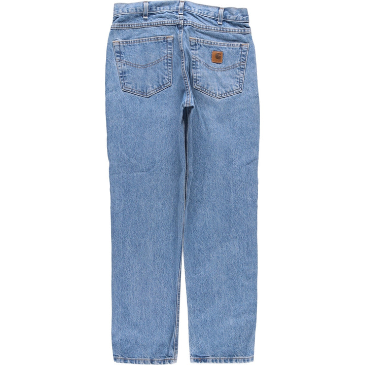 2000'S Carhartt Traditional Fit Tapered Denim Pants, Men's Size W31 cotton blue type Vintage Second Hand