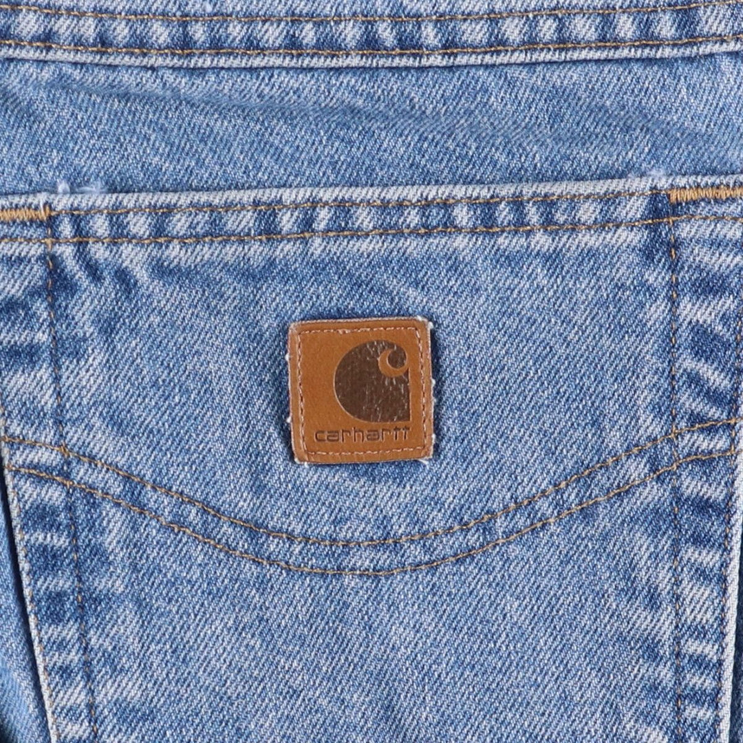 2000'S Carhartt Traditional Fit Tapered Denim Pants, Men's Size W31 cotton blue type Vintage Second Hand