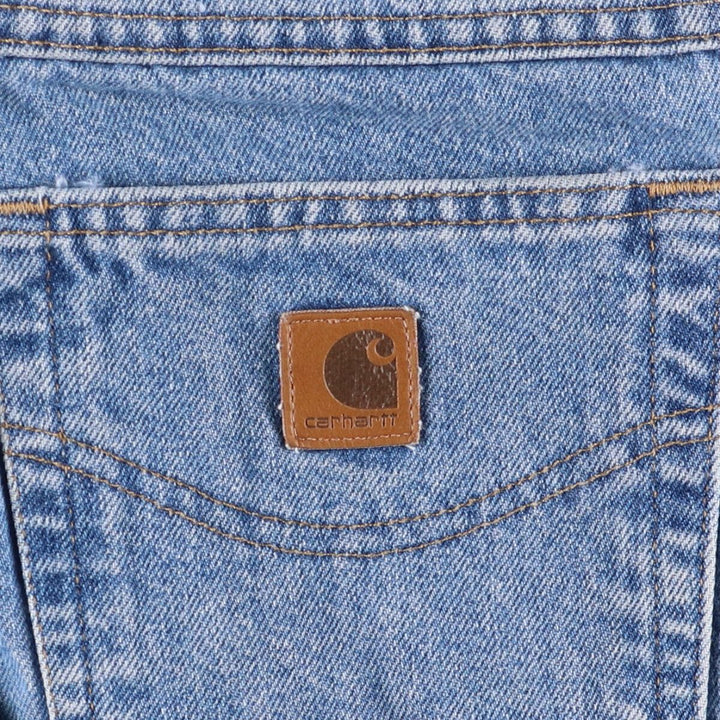 2000'S Carhartt Traditional Fit Tapered Denim Pants, Men's Size W31 cotton blue type Vintage Second Hand