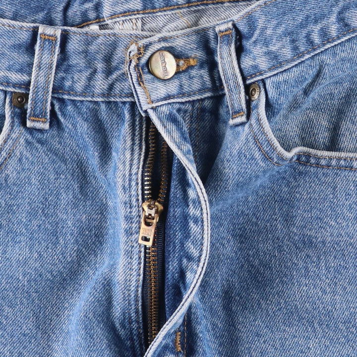 2000'S Carhartt Traditional Fit Tapered Denim Pants, Men's Size W31 cotton blue type Vintage Second Hand