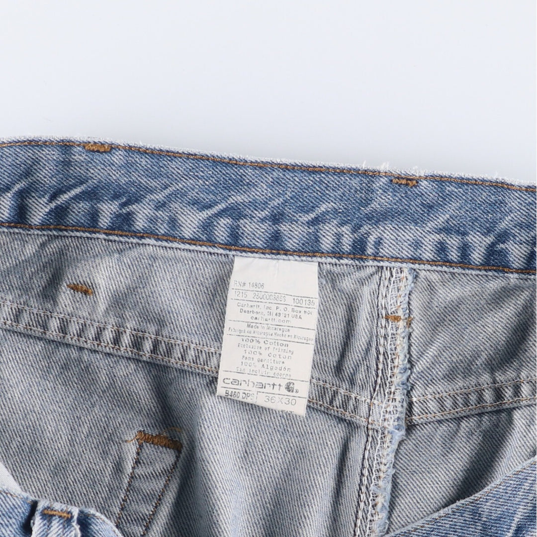 Carhartt Traditional FIT Tapered Denim Pants Men's W36 cotton blue type Vintage Second Hand