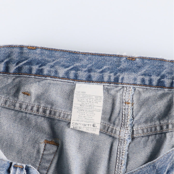 Carhartt Traditional FIT Tapered Denim Pants Men's W36 cotton blue type Vintage Second Hand