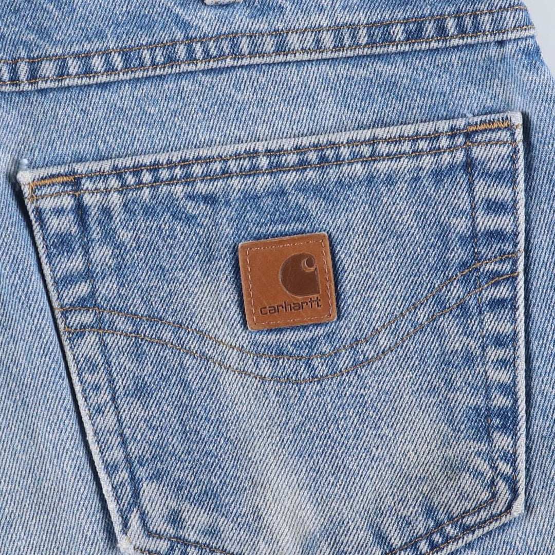 Carhartt Relaxed Fit Tapered Denim Pants for Men, W35 cotton blue type Vintage Second Hand