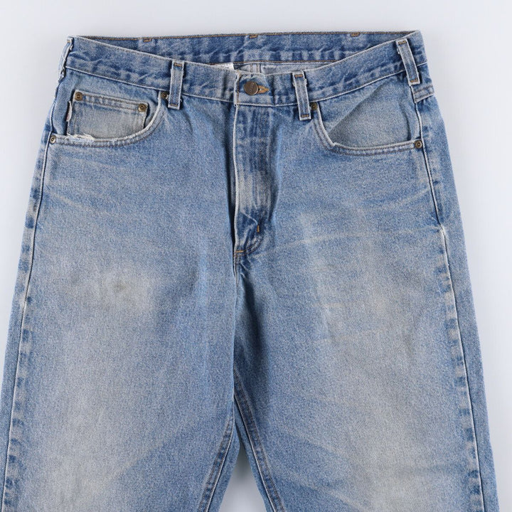 Carhartt Relaxed Fit Tapered Denim Pants for Men, W35 cotton blue type Vintage Second Hand