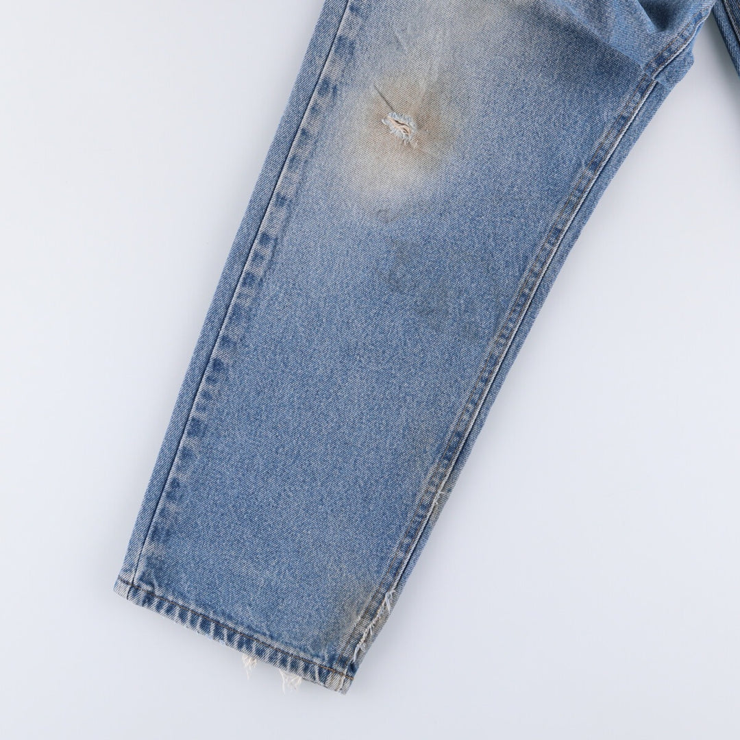 Carhartt Relaxed Fit Tapered Denim Pants for Men, W35 cotton blue type Vintage Second Hand