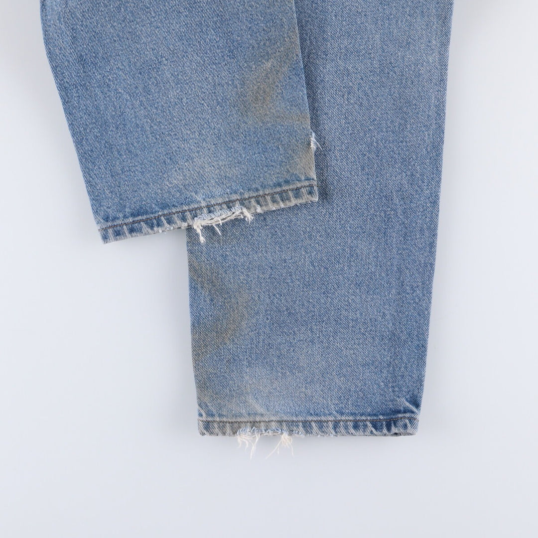 Carhartt Relaxed Fit Tapered Denim Pants for Men, W35 cotton blue type Vintage Second Hand
