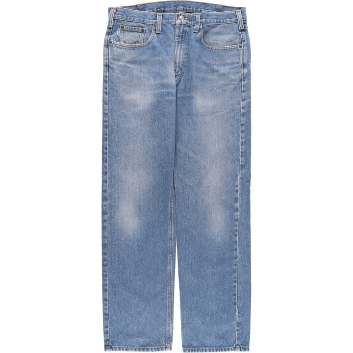 Carhartt Traditional FIT Tapered Denim Pants Men's W37 cotton blue type Vintage Second Hand